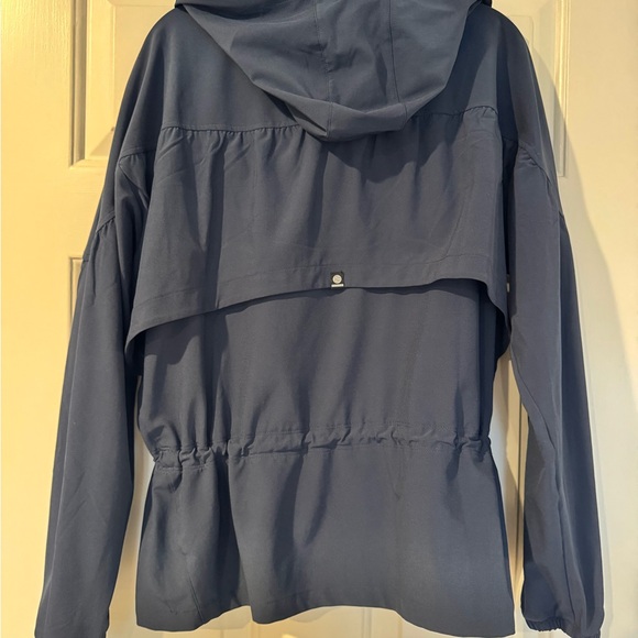 Zella Navy Excursion Hooded Packable Anorak (S) - Picture 12 of 12